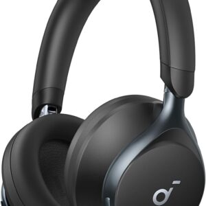 Soundcore by Anker, Space One, Active Noise Cancelling Headphones, 2X Stronger Voice Reduction, 40H ANC Playtime, App Control, LDAC Hi-Res Wireless Audio, Comfortable Fit, Clear Calls, Bluetooth 5.3